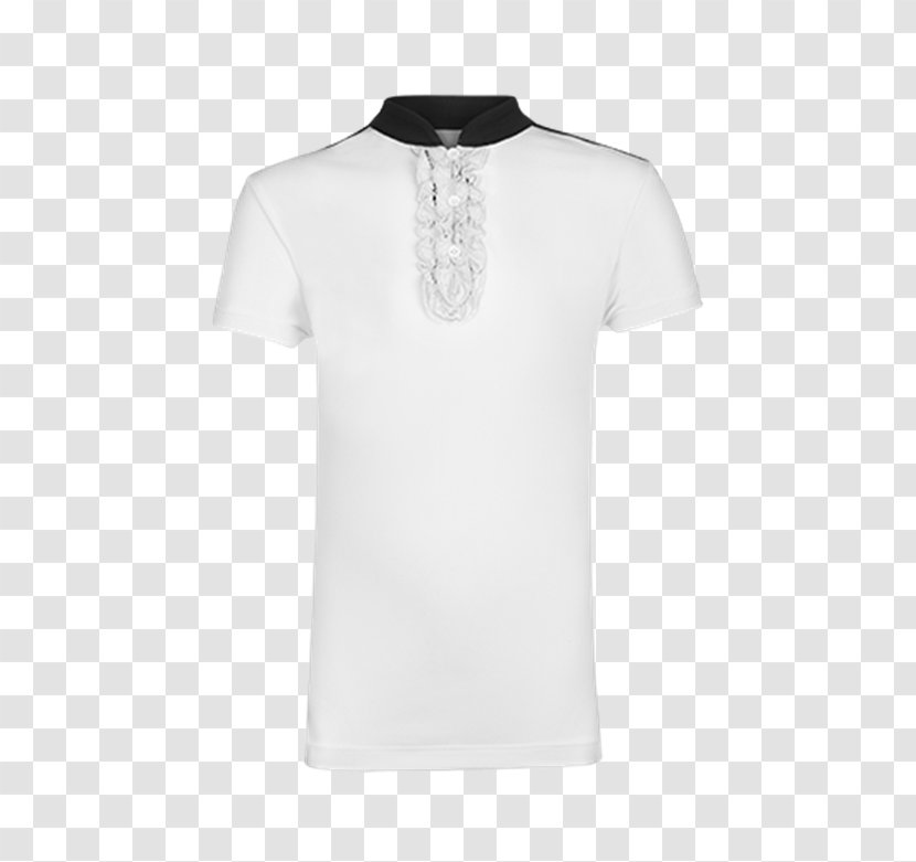 T-shirt Robe Polo Shirt Sleeve Clothing - Necklace - Mandarin Collar Transparent PNG