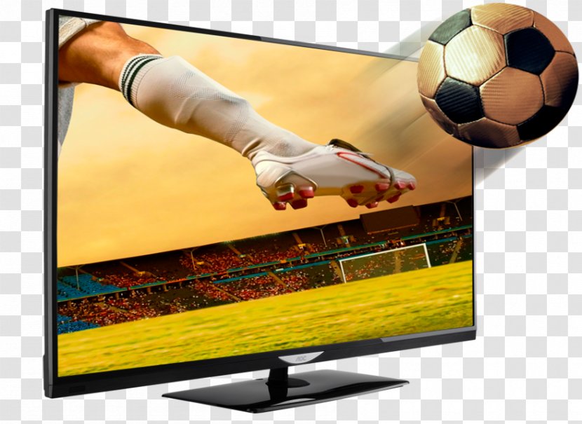 Television Set LED-backlit LCD AOC International 1080p - Display Device - Parlantes Transparent PNG