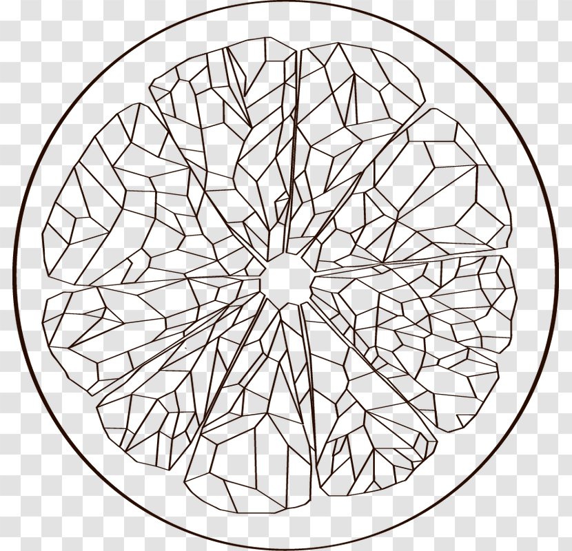 Circle White Point Line Art Symmetry Transparent PNG