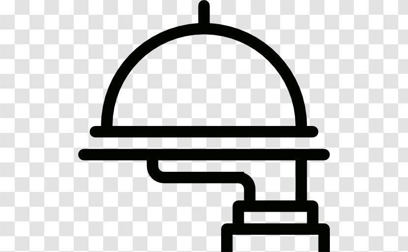 Waiter Food - Black And White - Symbol Transparent PNG