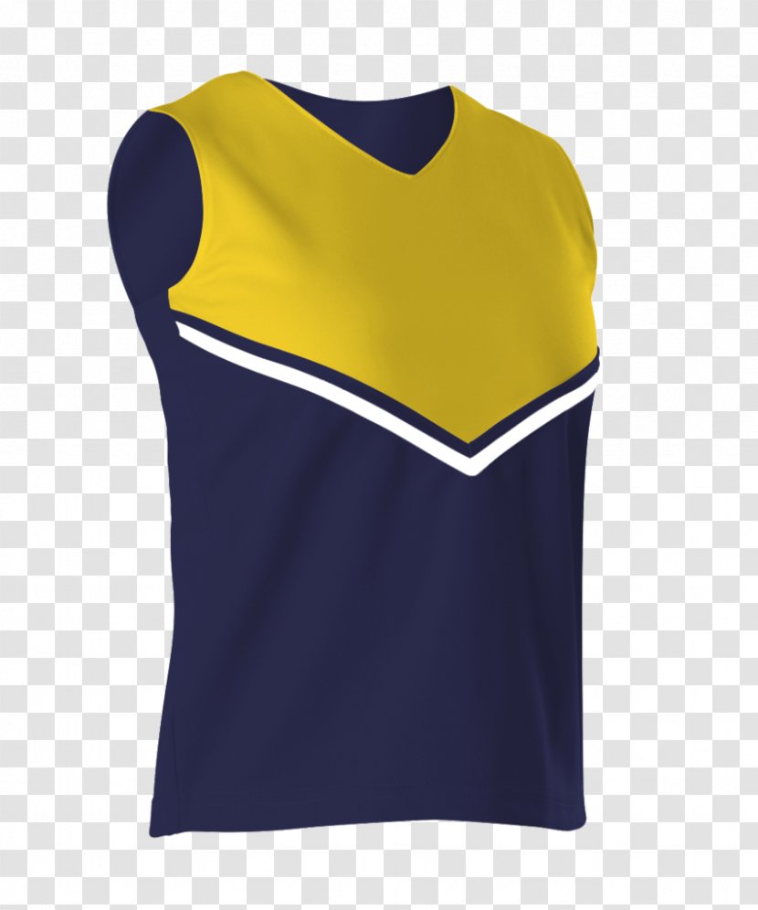 T-shirt Cheerleading Uniforms Sleeveless Shirt Sweater - Shell Top Transparent PNG