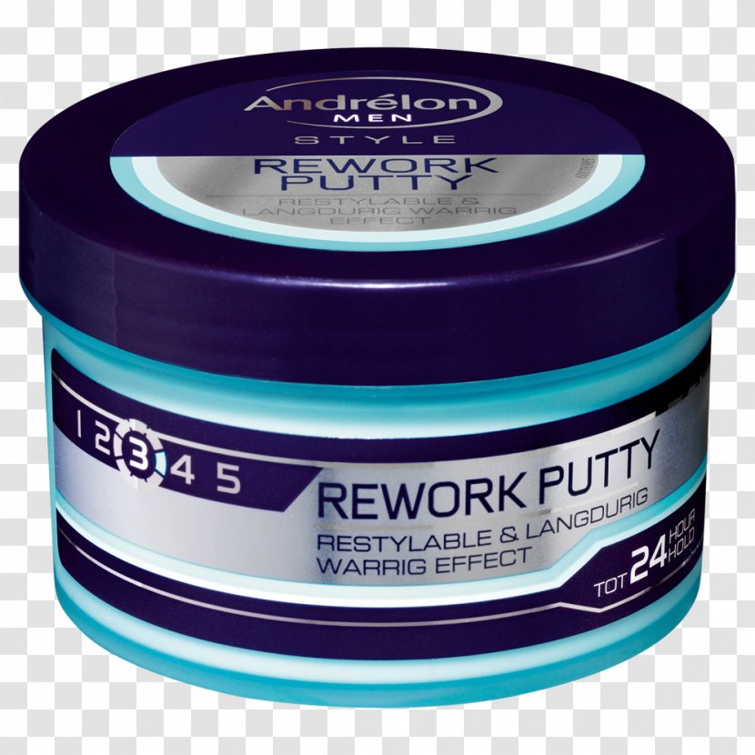 Andrélon Murray's Pomade Gel Hair Styling Products PuTTY - Textuur Transparent PNG