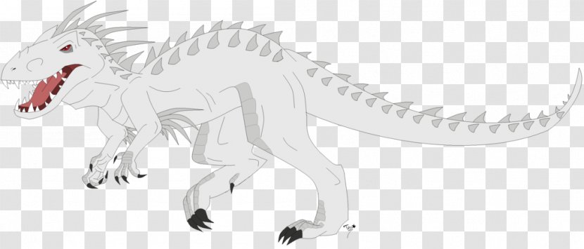 Tyrannosaurus Velociraptor Work Of Art Jurassic Park - Indominus Rex Transparent PNG