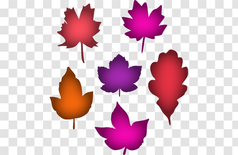 Maple Leaf Petal Symmetry Clip Art - Tree - Purple Transparent PNG