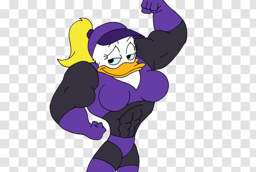 Muscle Hypertrophy Bodybuilding Art - Animation - Daisy Duck Transparent PNG