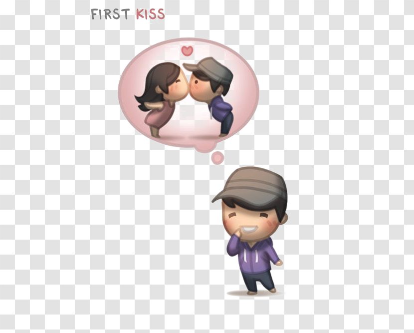 HJ-Story Kiss Love Drawing Feeling - Cartoon - Single Dog Transparent PNG