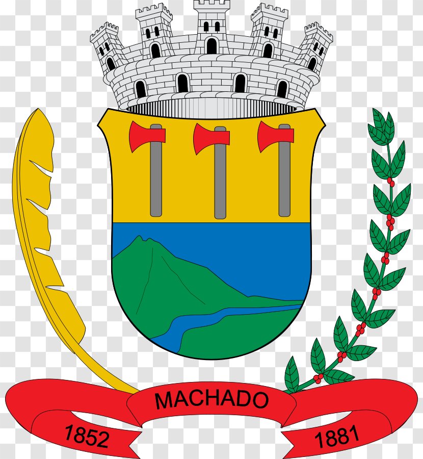 Machado, Minas Gerais Coat Of Arms Argelia Wikipedia Heraldry - Machado De Batalha Transparent PNG