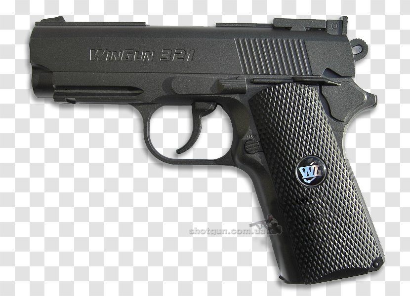 Air Gun BB .177 Caliber Colt's Manufacturing Company Firearm - Silhouette - Handgun Transparent PNG