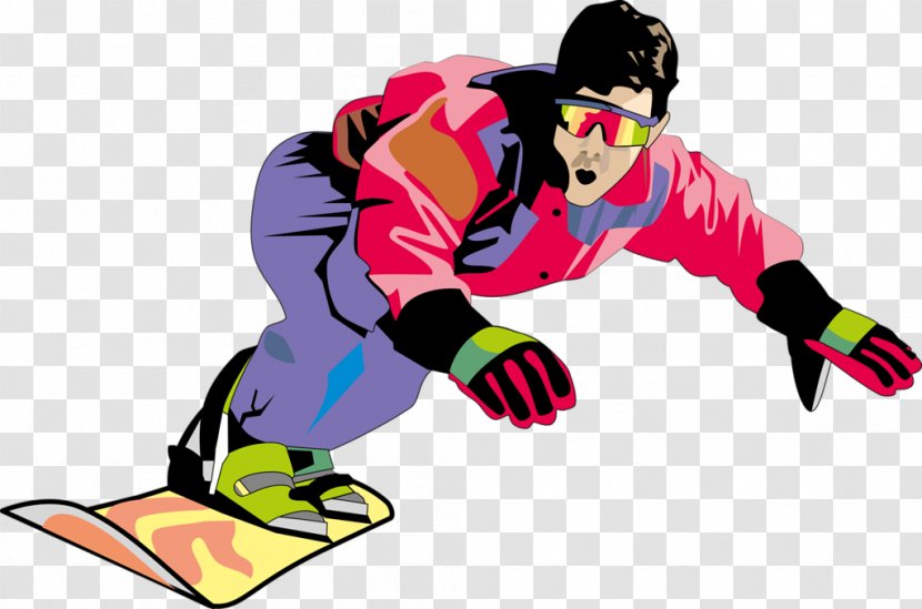 Snowboarding Sport Clip Art - Snowboarder Transparent PNG