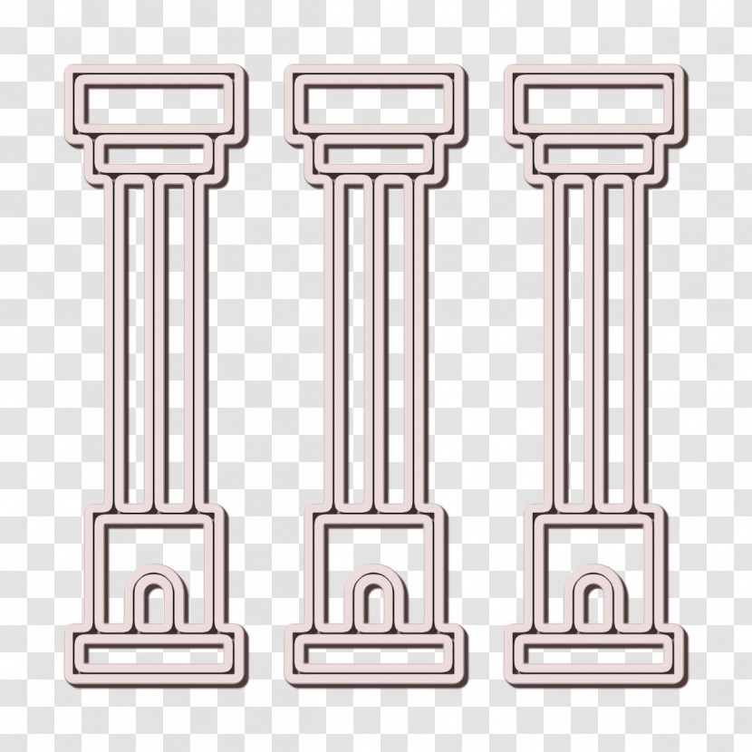 Pillars Icon Archeology Icon Pillar Icon Transparent PNG