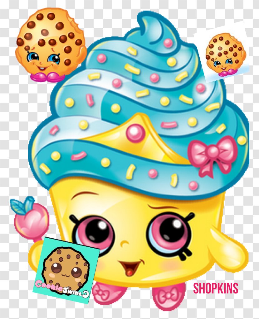 Shopkins Birthday Cupcake - Food Transparent PNG