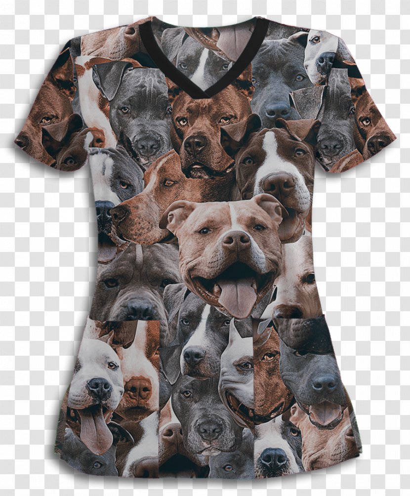 Dog Breed Pit Bull T-shirt Chihuahua Scrubs - Sleeve Transparent PNG