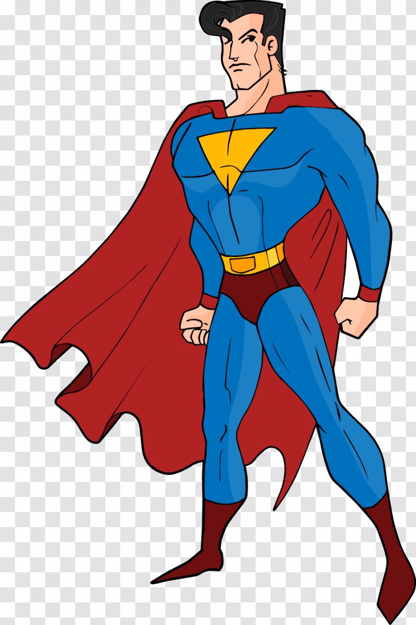 Clark Kent Superhero Comics Download Euclidean Vector - Hero - Hand-drawn Cartoon Superman Transparent PNG