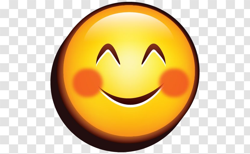 Blushing Emoticon Smiley Emoji - Sticker Transparent PNG