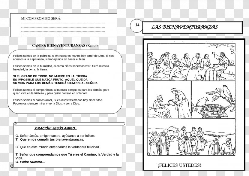 Beatitudes Bible Qué Son_ Las Bienaventuranzas Paper Ten Commandments - Religion - Child Transparent PNG