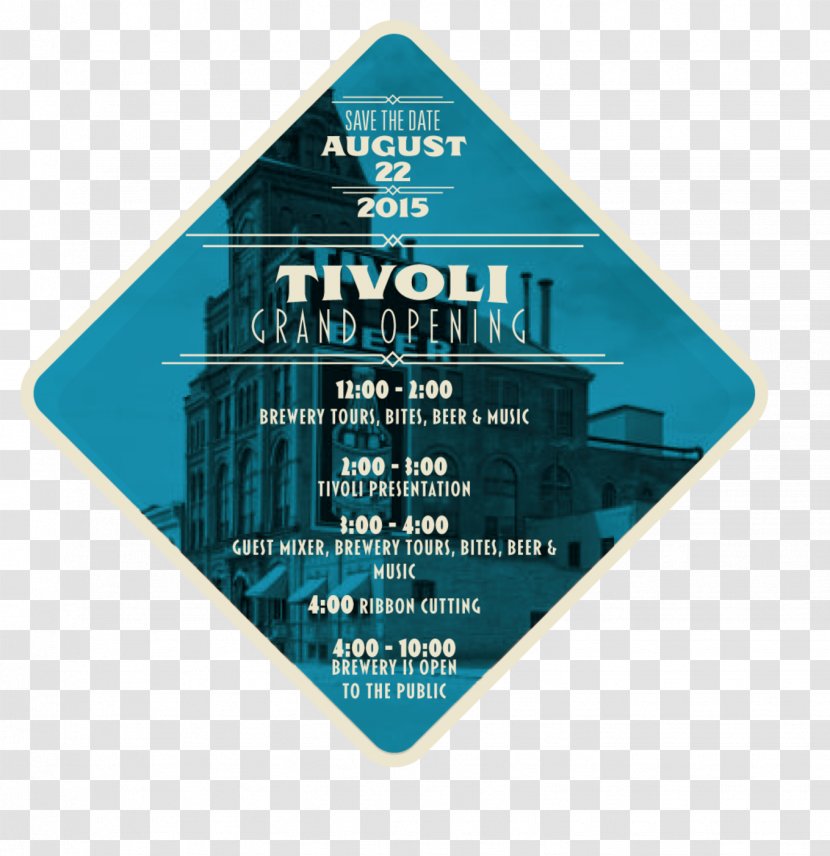 Tivoli Brewing Co. Tap House Beer Brewery Company Food - Cartoon - Grand Opening Exhibition Board Transparent PNG