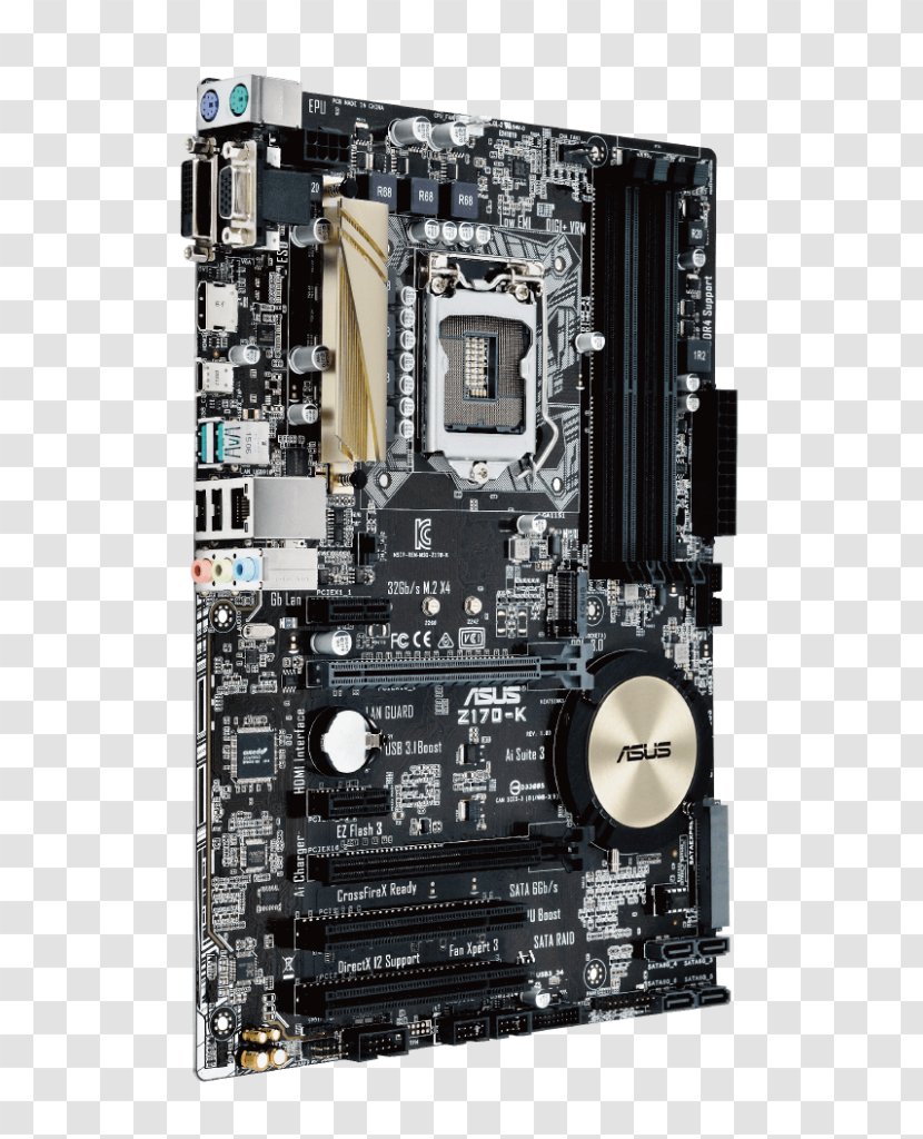 Motherboard LGA 1151 Asus ATX DDR4 SDRAM - Electronics - Intel Transparent PNG