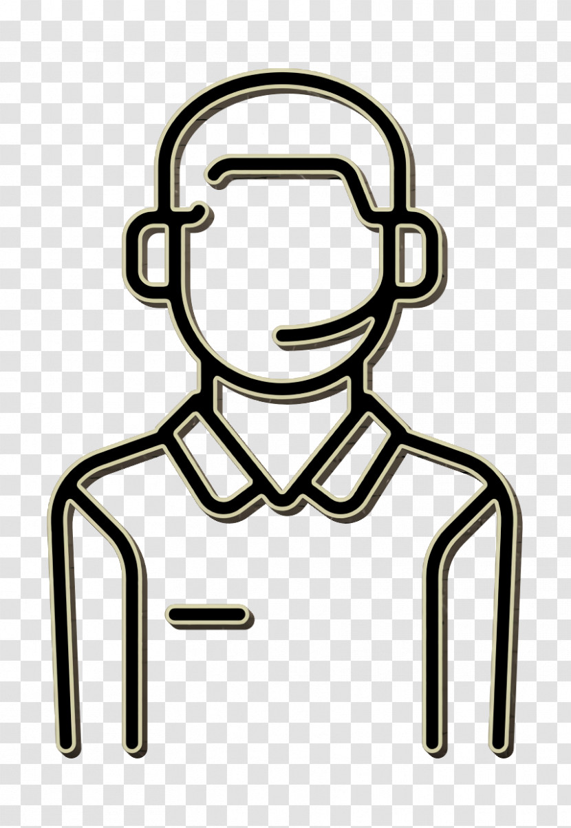Human Resources Icon Telemarketer Icon Support Icon Transparent PNG