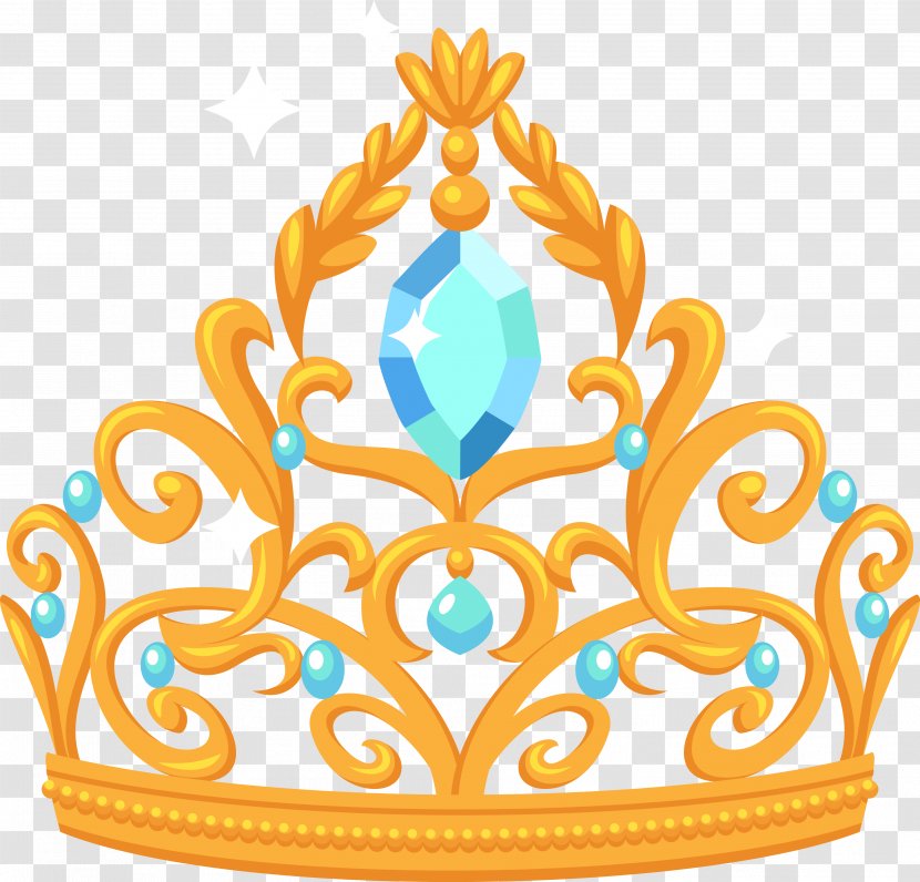 Diamond Sapphire Crown Gemstone - Vector Map Transparent PNG