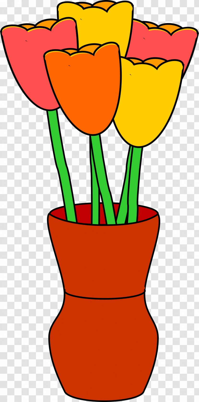 Vase Drawing Clip Art - Flower Transparent PNG