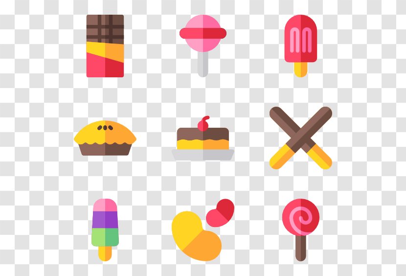 Sugar Dessert Clip Art - Yellow Transparent PNG