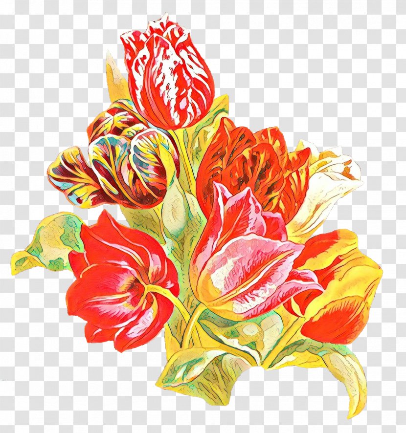 Floral Design Cut Flowers Tulip Flower Bouquet Transparent PNG