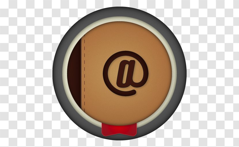 Orange Circle Symbol - Mac App Store - Contacts Transparent PNG
