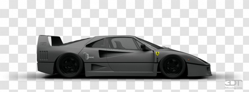 Car Door Sports Bumper Compact - Brand - Ferrari F40 Transparent PNG