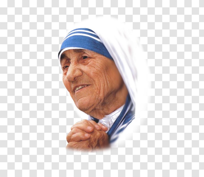 Mother Teresa Kolkata Dark Night Of The Soul Canonization Skopje - Woman Transparent PNG