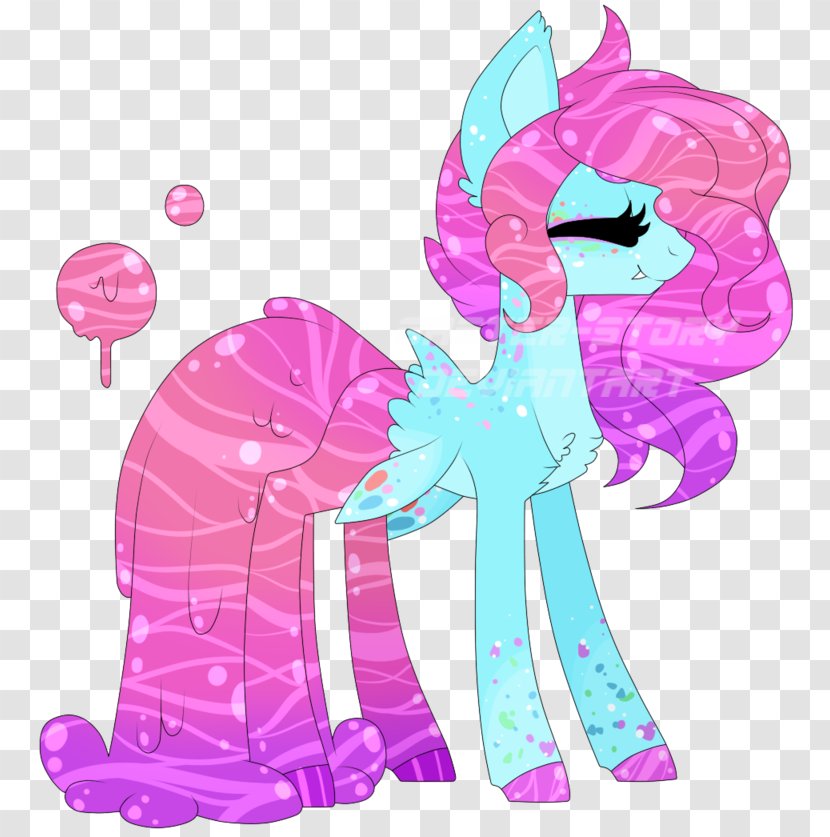 Horse Cartoon Mammal Toy - Pink M Transparent PNG