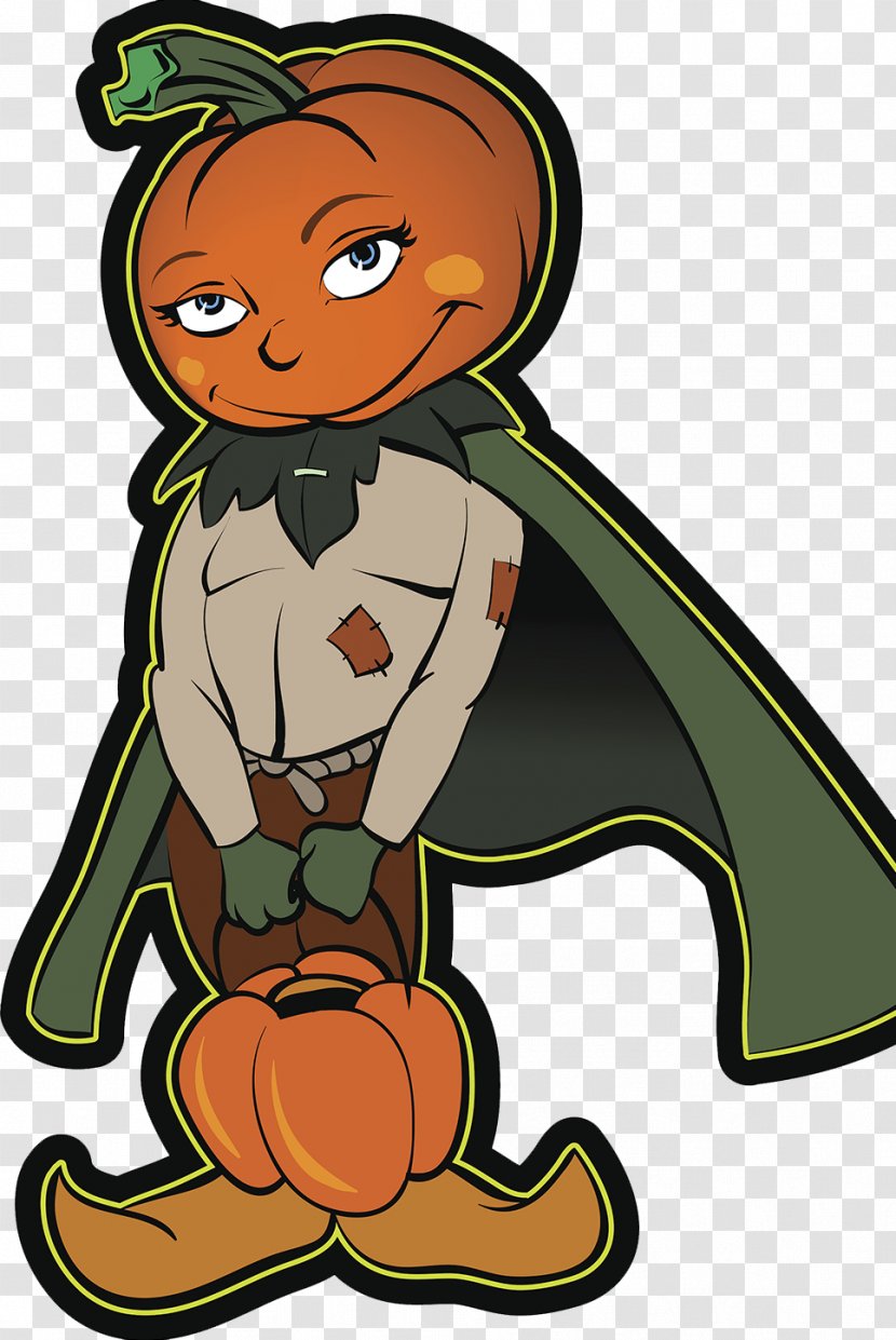 Halloween Illustration - Mythical Creature - Pumpkin Head Transparent PNG