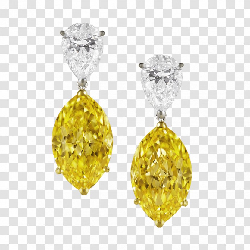 Earring Diamond Color Jewellery - Jewelry Making - Stud Earrings Transparent PNG