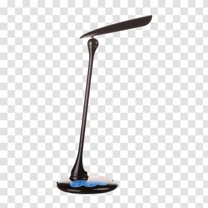 Table Lighting Lampe De Bureau - Flat Design - Black Lamp Transparent PNG