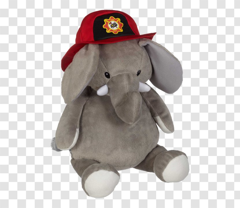 Firefighter's Helmet Stuffed Animals & Cuddly Toys Hat Stock Photography - Elephant - Firefighter Transparent PNG