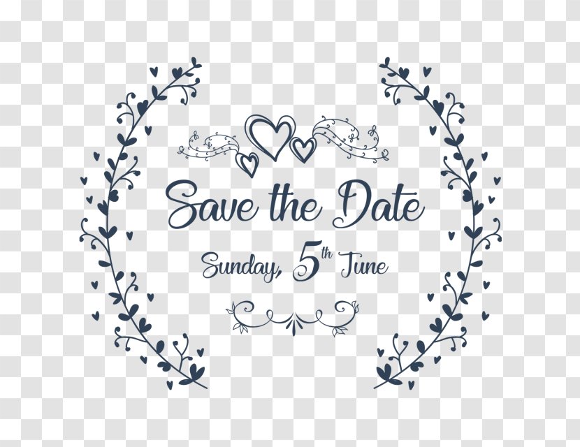 Wedding Invitation Save The Date Marriage - Blue Transparent PNG