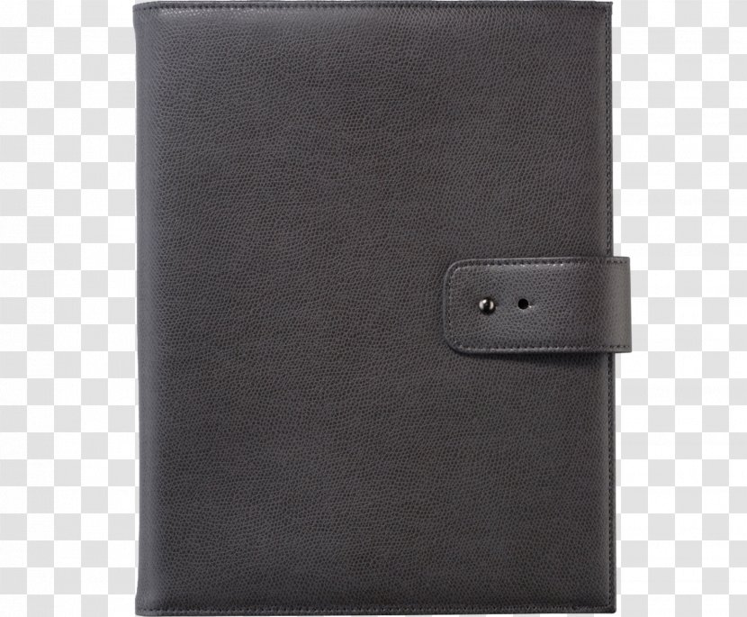 Wallet Leather Conferencier Black M Transparent PNG