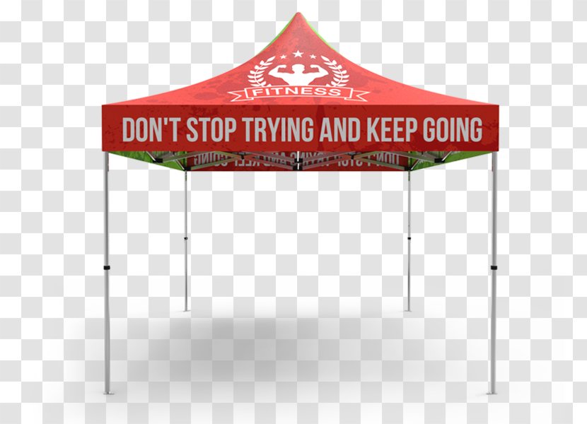 Pop Up Canopy Tent Gazebo Advertising - Printing Transparent PNG