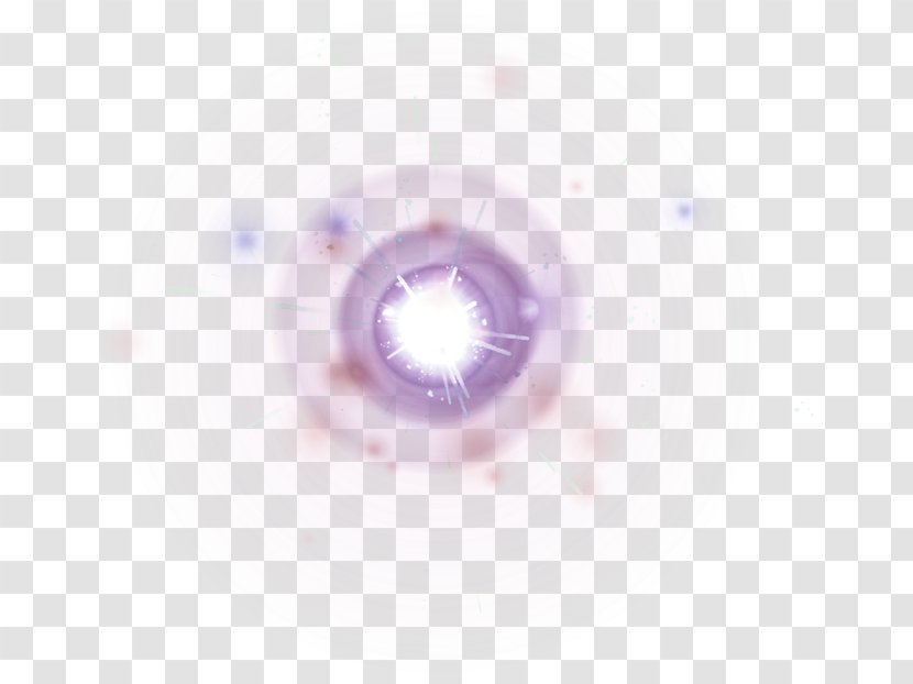 Eye Circle Close-up Pattern - Watercolor - Purple Glow Light Effect Element Transparent PNG