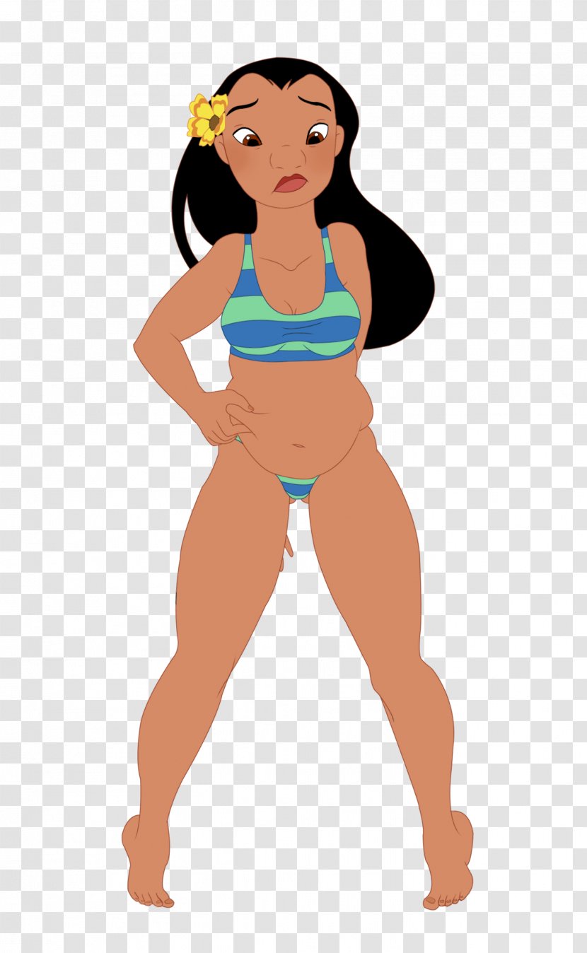 Nani Pelekai Lilo & Stitch Art - Cartoon - Belly Transparent PNG