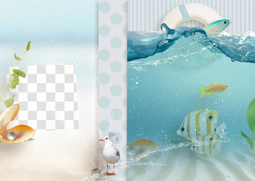 Desktop Wallpaper Decorative Arts - Ornament - Sea Transparent PNG