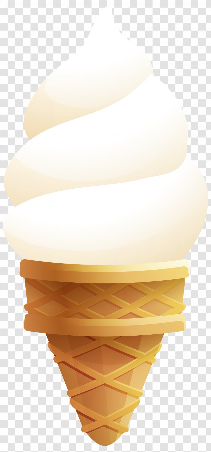 Ice Cream Cone Food - Flavor - Transparent Clip Art Image Transparent PNG