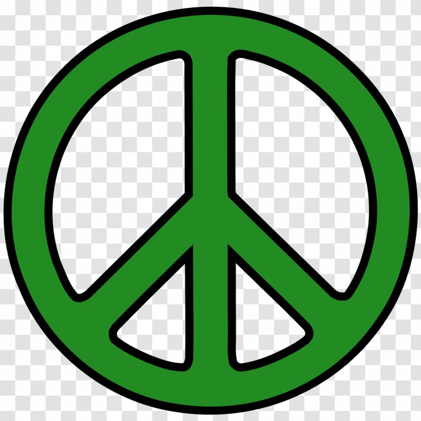 Peace Symbols Clip Art - Green - Sign Transparent PNG