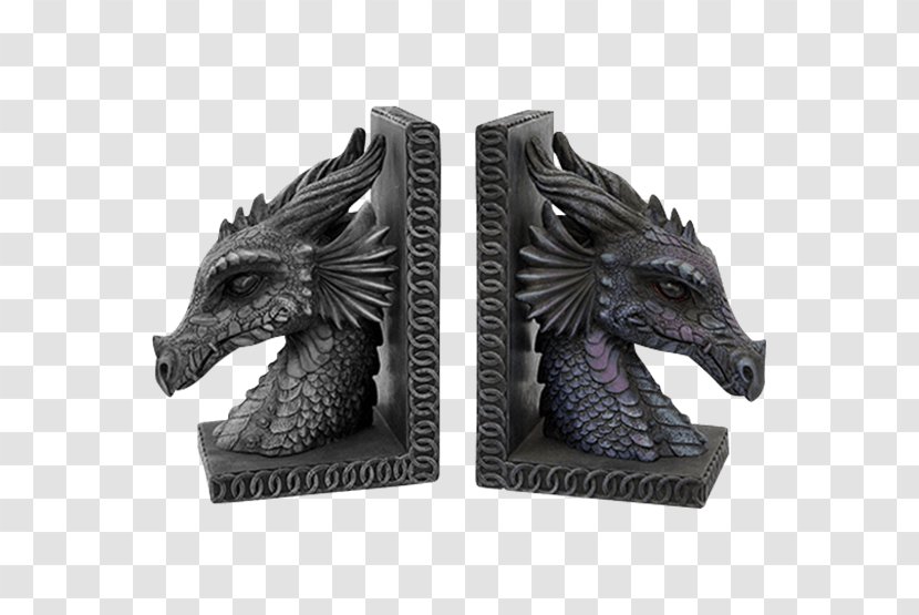 Bookend Dragon Furniture Statue - Fantasy Transparent PNG