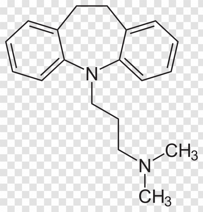 Clomipramine Tricyclic Antidepressant Dosulepin Pharmacology Doxepin - Pharmaceutical Drug - Black And White Transparent PNG