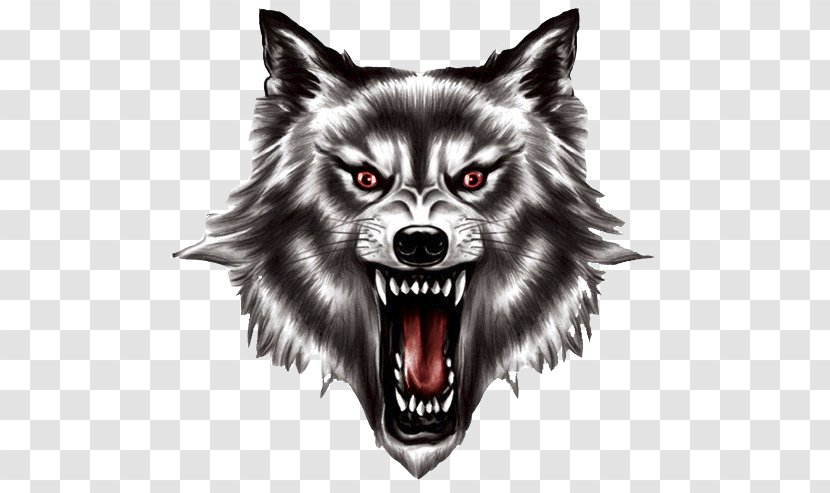 Big Bad Wolf Werewolf Clip Art - Display Resolution Transparent PNG