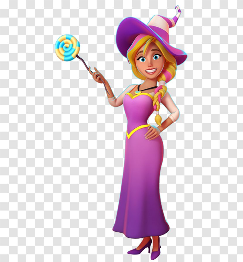 Magical Candies Game Character Illustration Candy - Purple - Figurine Transparent PNG