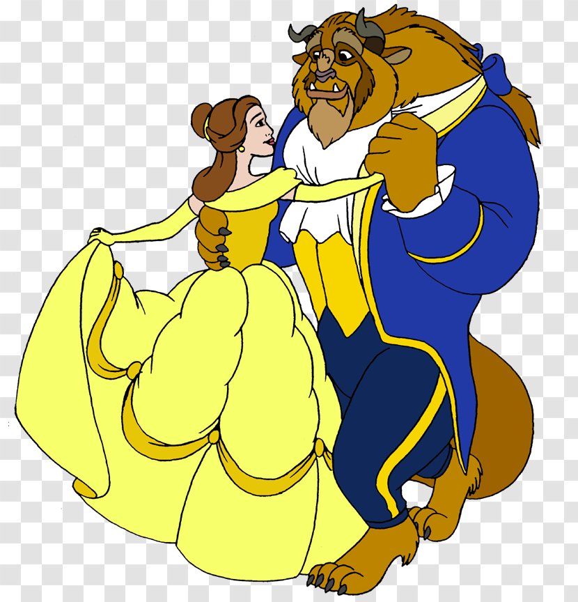 Belle Beast Disney Princess Clip Art - Fictional Character - Beauty And The Transparent PNG