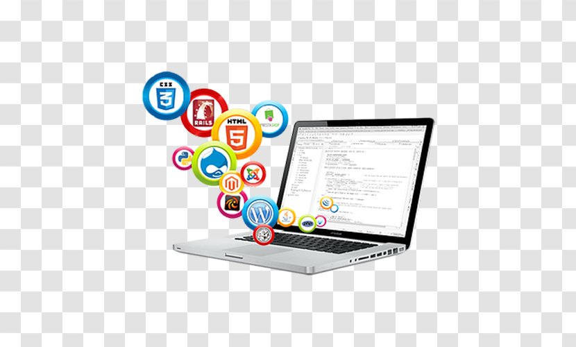 Web Development Responsive Design Content Management System Website - Application - Laptop White Transparent PNG