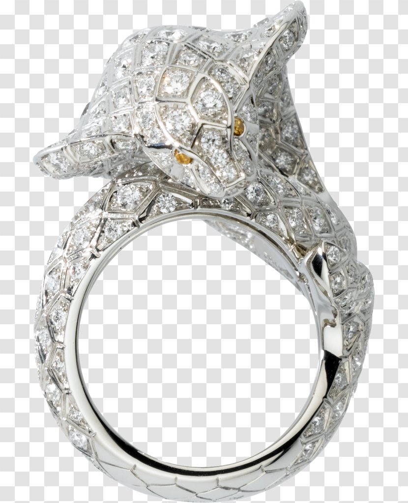 Ring Cartier Brilliant Diamond Carat - Silver Transparent PNG