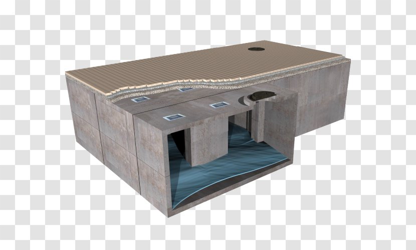 Water Storage Stormwater Detention Vault Precast Concrete - Box Transparent PNG